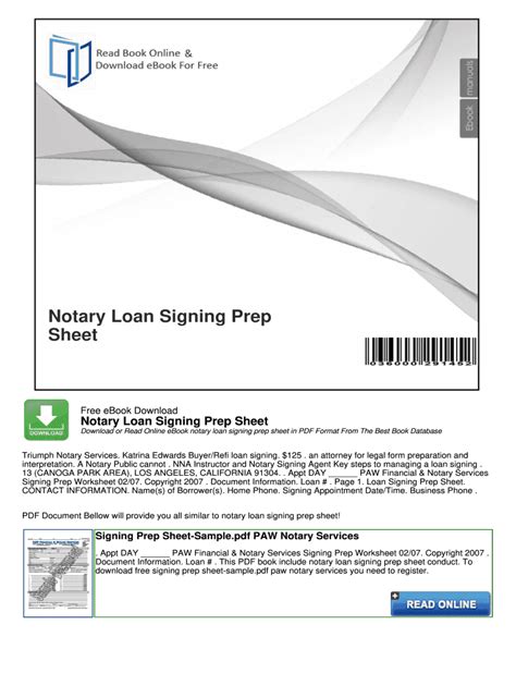 It is a crucial part of the loan process that enables a loan to be funded. . The notary signing agents loan documents sourcebook pdf free